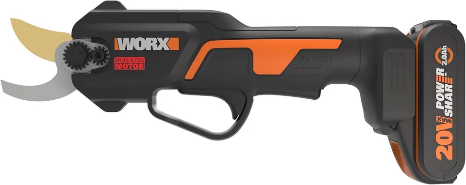 Worx WG330E forbice da potatura 20V con batteria 2Ah 25 mm