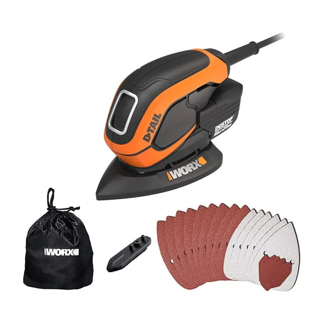 Worx WX648 levigatrice delta 65W con DUSTSTOP