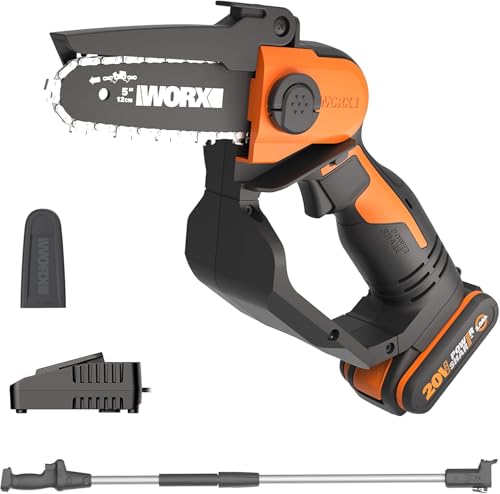 Worx WG324E.1 mini motosega batteria 18V potatura leggera