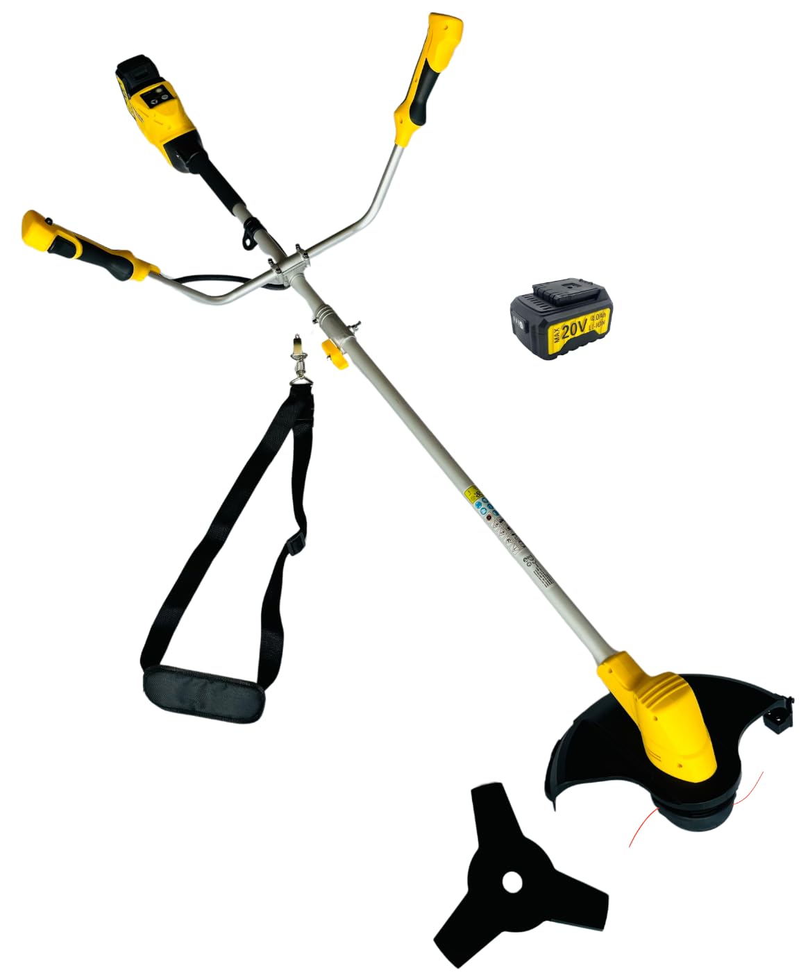 Nemura decespugliatore batteria 20V 30cm brushless 2Ah