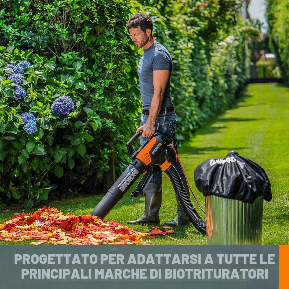 Worx LeafPro WA4058 kit raccolta foglie universale