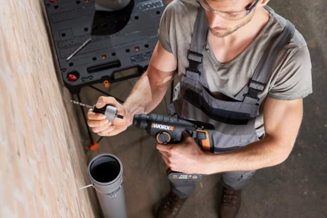 Worx WX390 trapano SDS Plus 20V solo corpo pneumatico