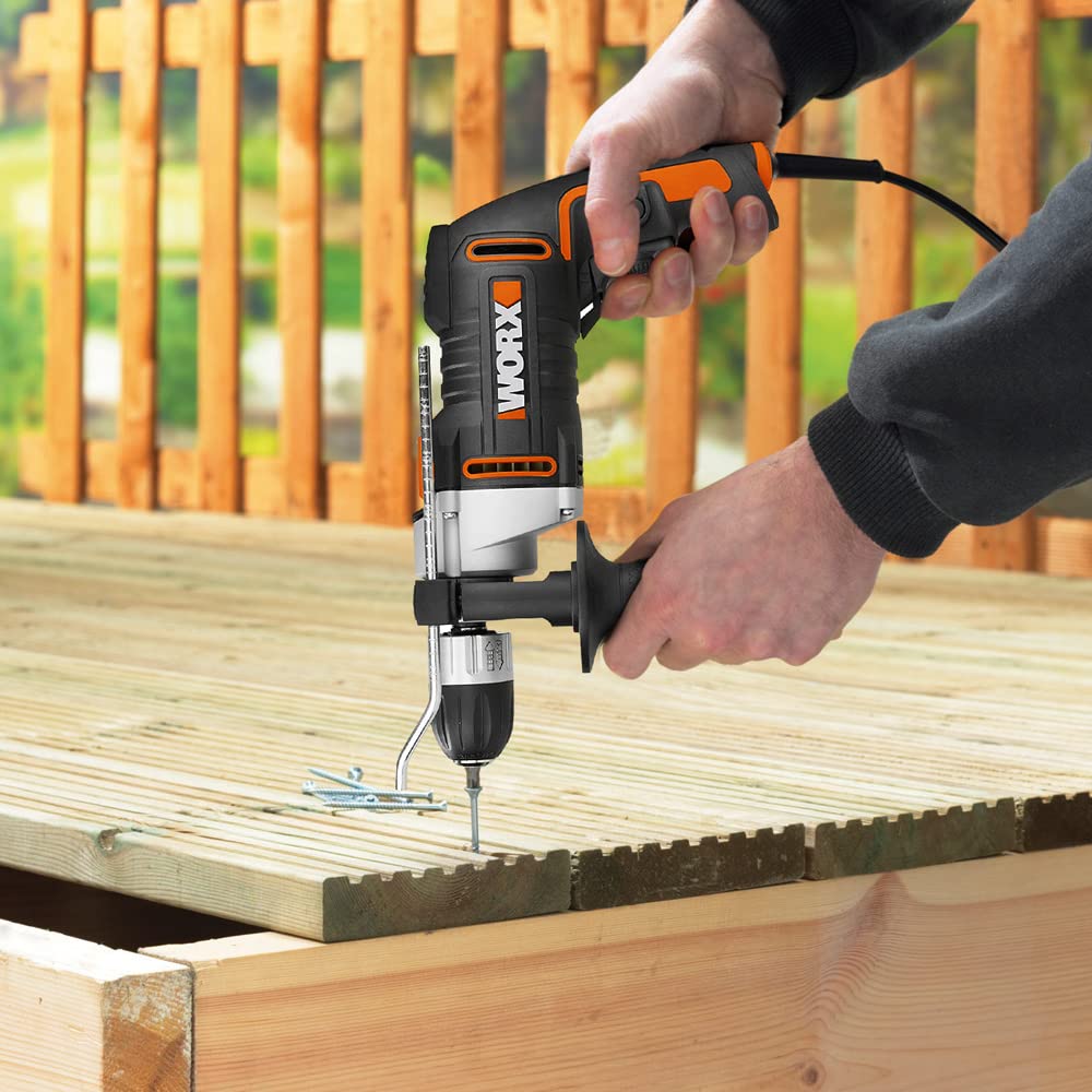 Worx WX318 trapano a percussione 810W filo 13mm