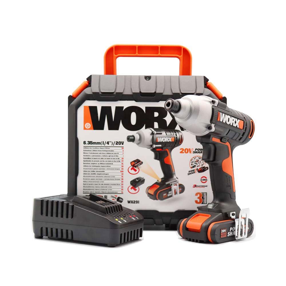 Worx WX291.9 avvitatore impulsi 20V solo corpo 170 Nm