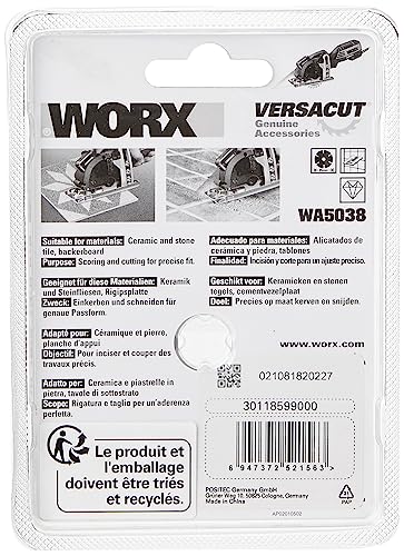 WORX WA5038 lama diamantata 85mm per WorxSaw ceramica