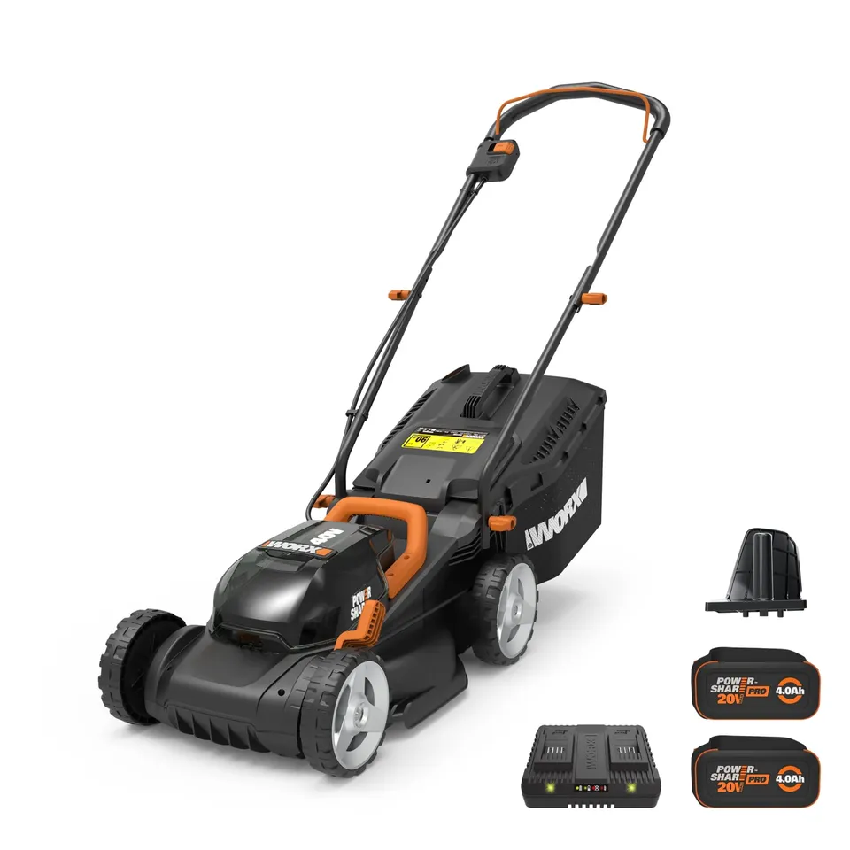 Worx WG779 tosaerba a batteria 40V 36cm 2 batterie