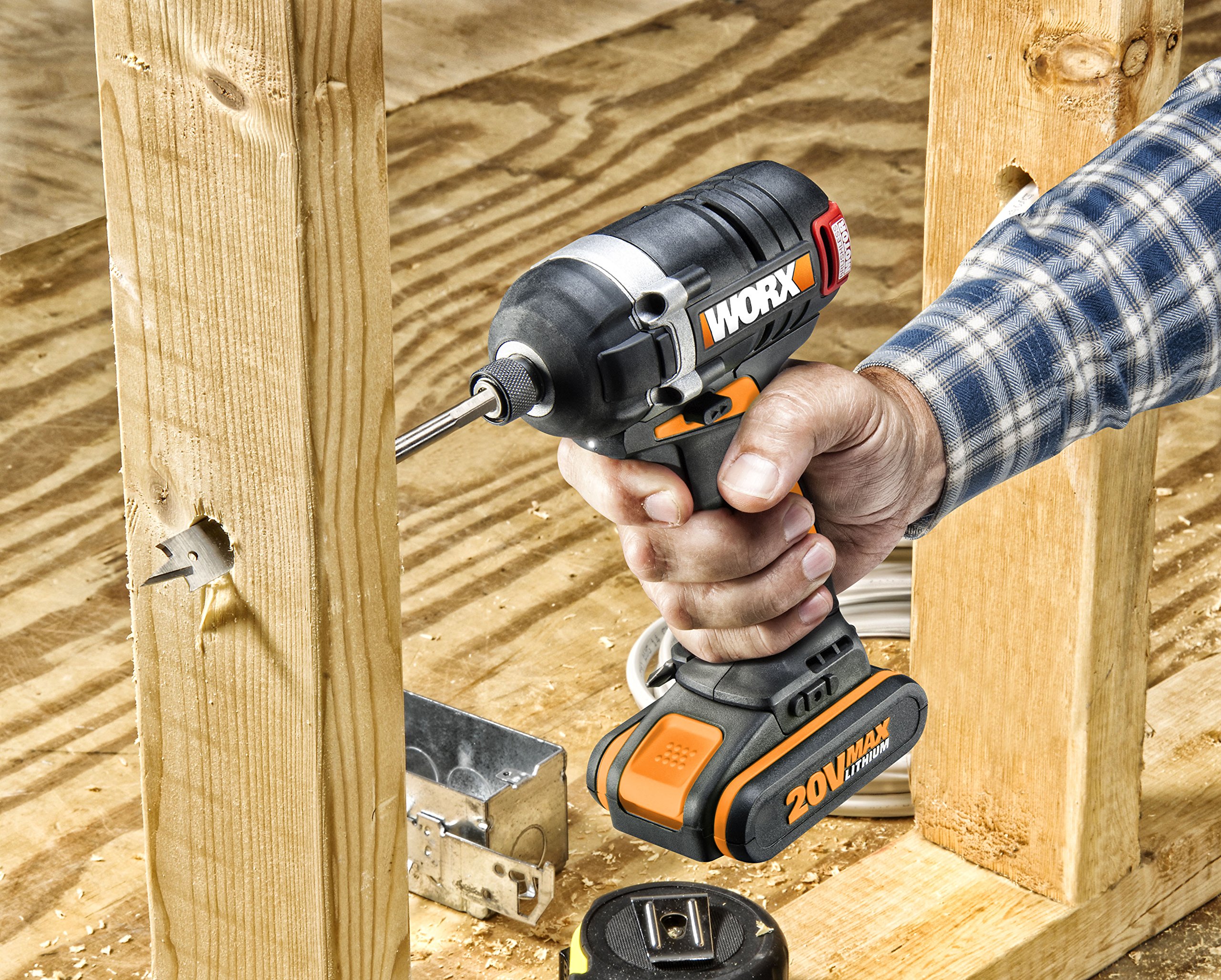 Worx WX292 Avvitatore a Impulsi 20V 2 Batterie 2,0Ah