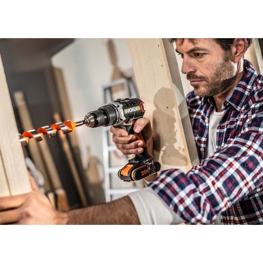 Worx WX175 trapano avvitatore 20V brushless 60 Nm
