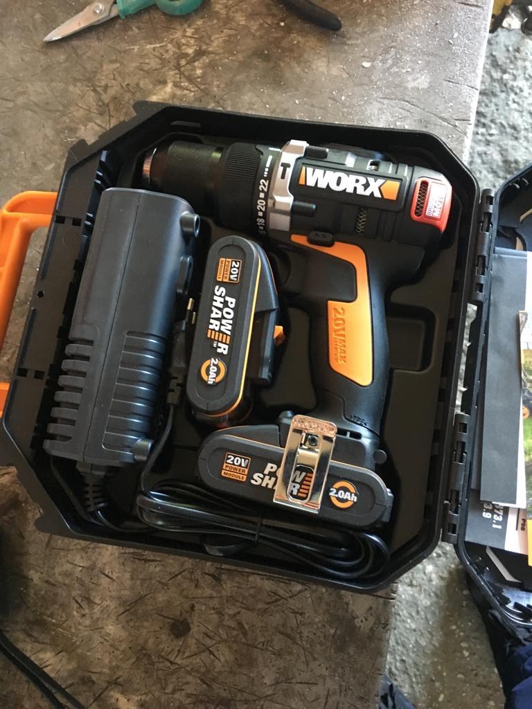 WORX WX373 Trapano Avvitatore Percussione 20V Brushless