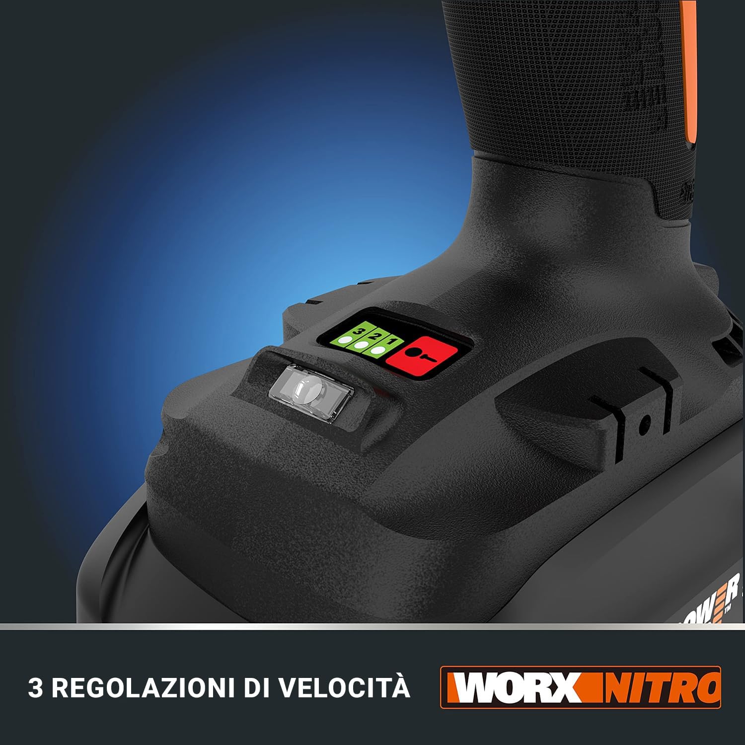 Worx WX261.9 avvitatore a impulsi 20V solo corpo 230 Nm