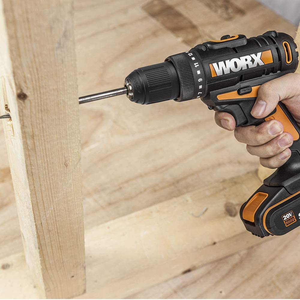 Worx WX101.1 trapano avvitatore 20V set 2 batterie