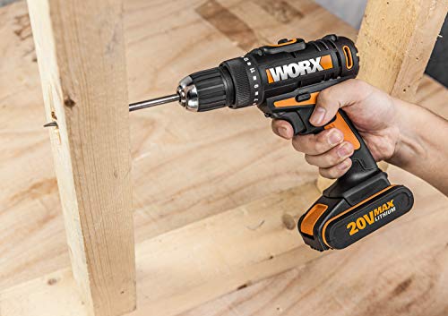 Worx WX166.9 trapano avvitatore 20V solo corpo 15+1 coppie