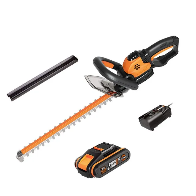 Worx WG261E tagliasiepi 20V 2Ah taglio 16mm con batteria