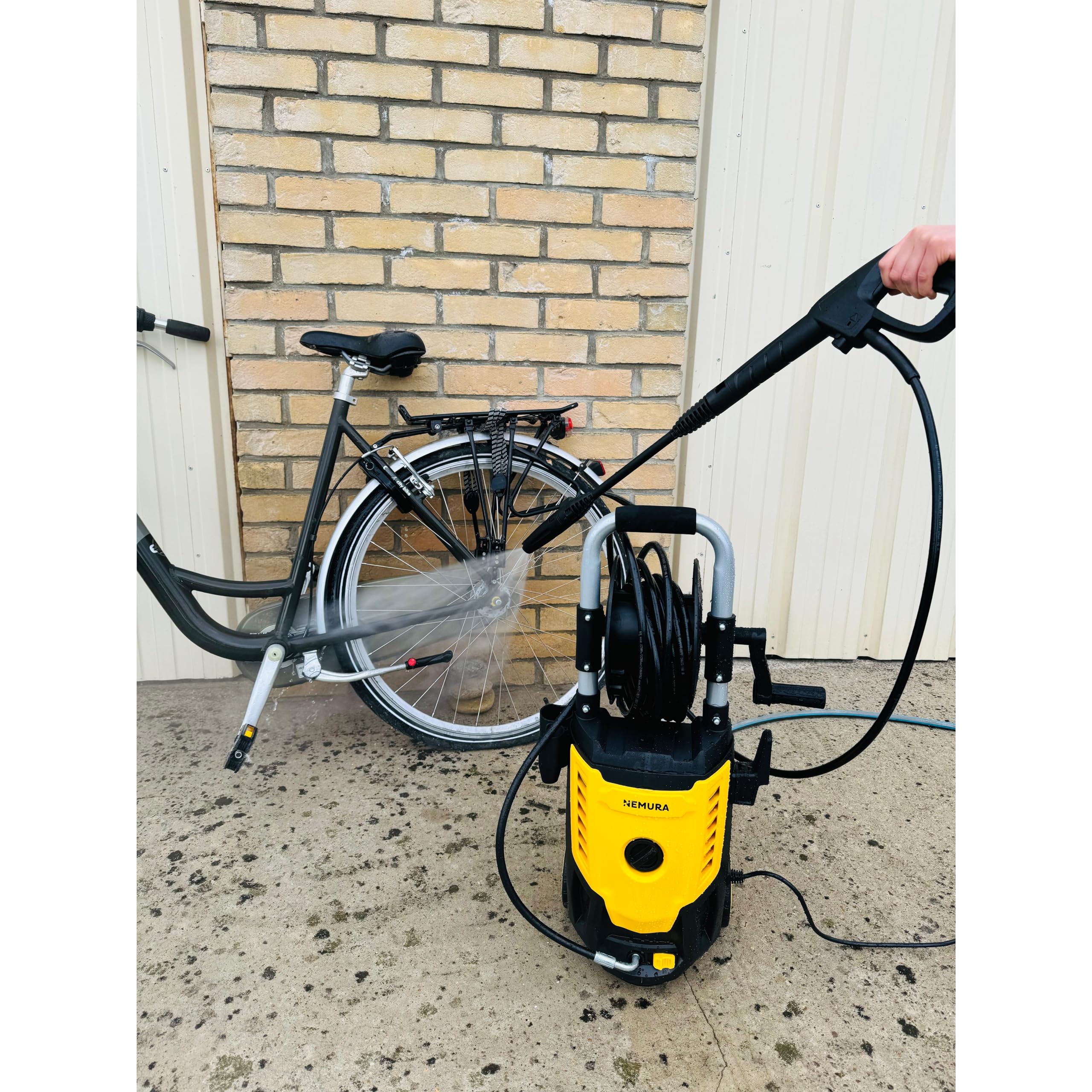 Nemura idropulitrice elettrica 1800W 138bar tubo 5m