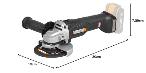 Worx WX813.9 smerigliatrice angolare 20V 115mm solo corpo brushless