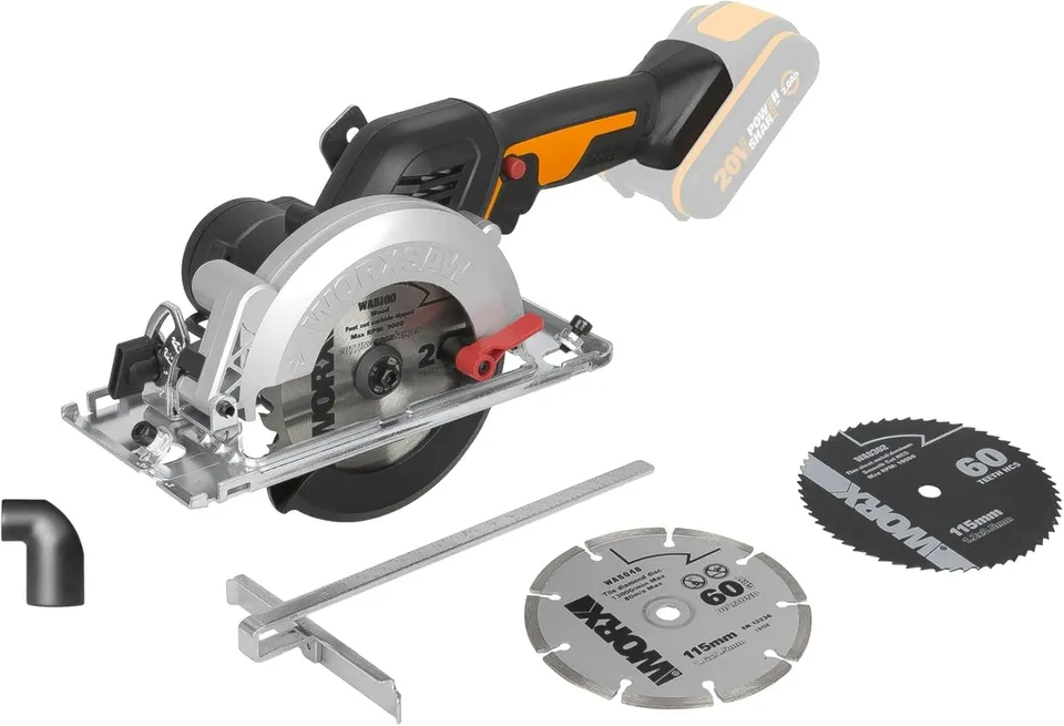 Worx WX531.9 sega circolare batteria 20V solo corpo 120mm