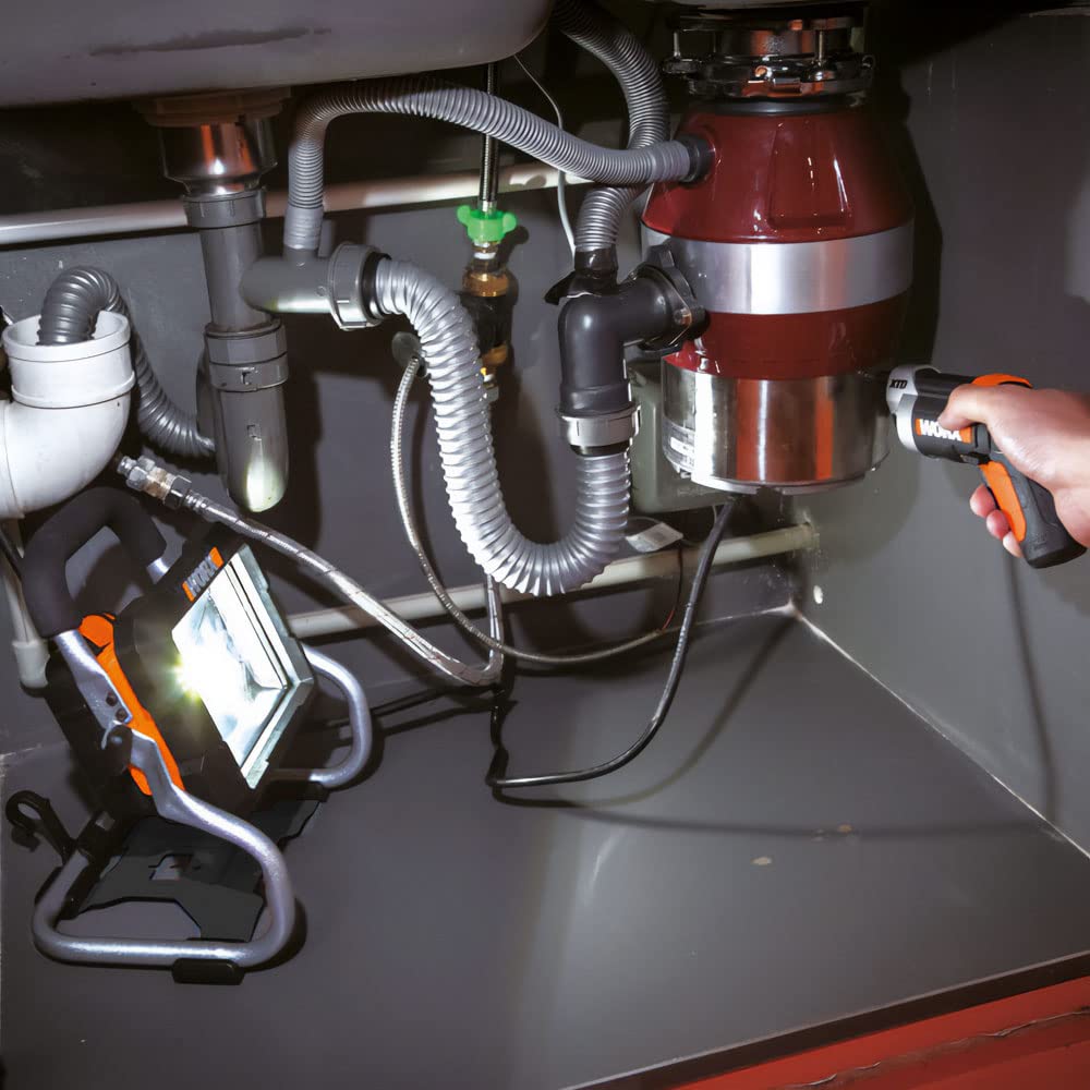 Worx WX026.9 lampada lavoro LED 20V solo corpo 1500 lumen