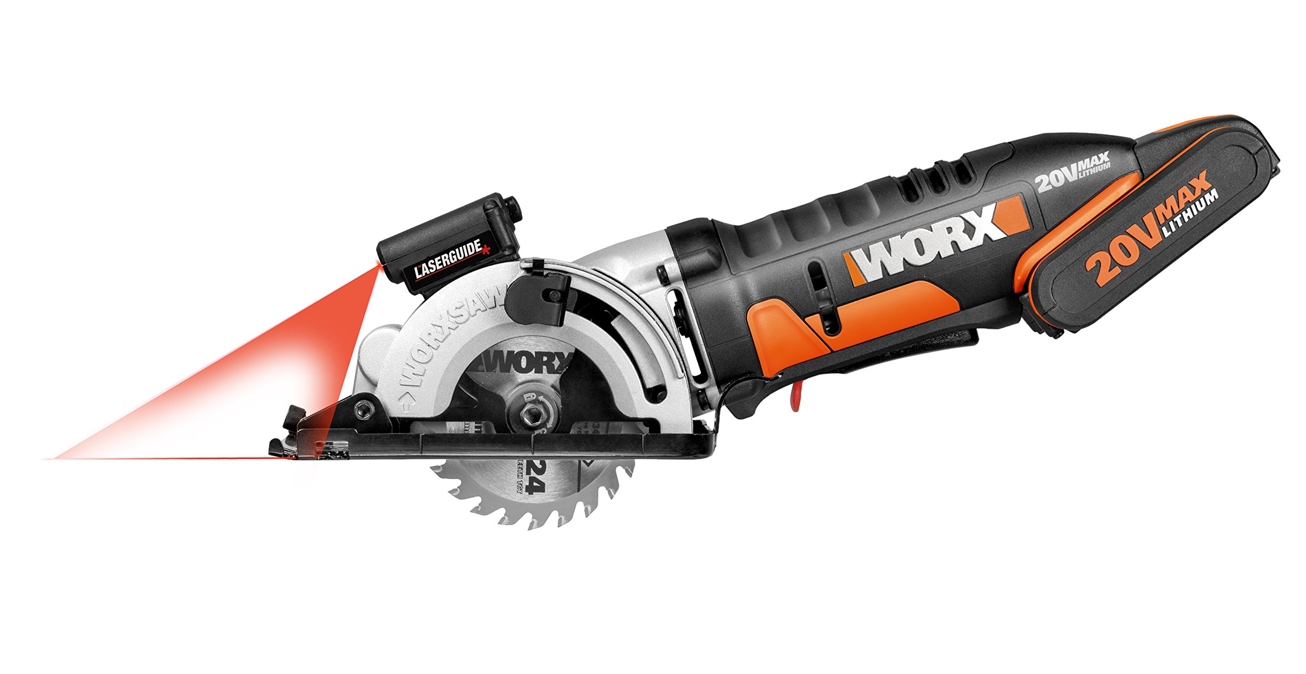 Worx WX523 sega circolare 20V a immersione compatta