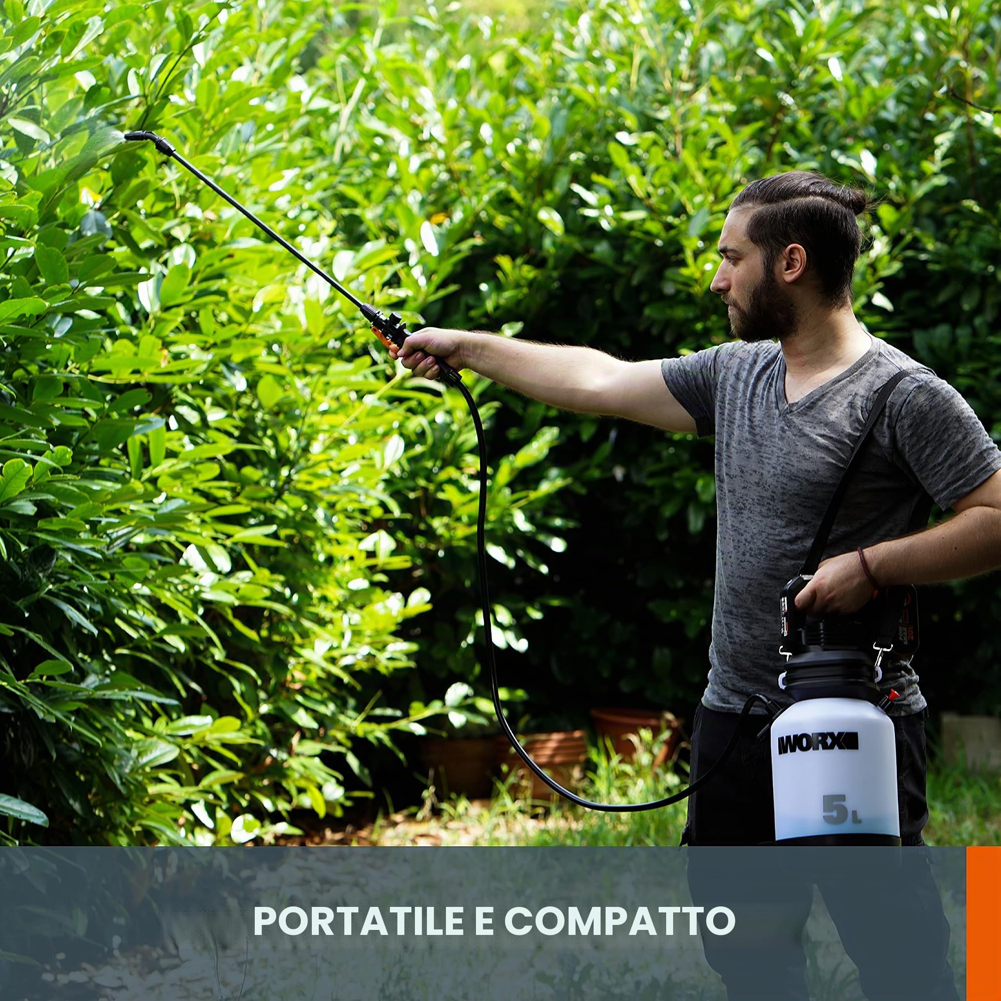 Worx WG829E Spruzzatore a Batteria 20V 5L con Lancia
