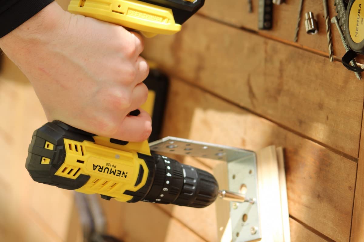 Nemura trapano batteria 20V con valigetta 54 accessori
