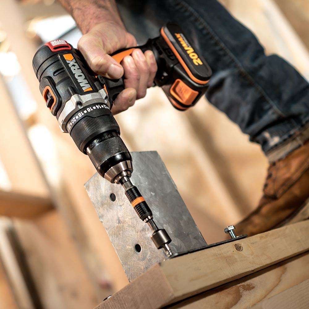 Worx WX175 trapano avvitatore 20V brushless 60 Nm