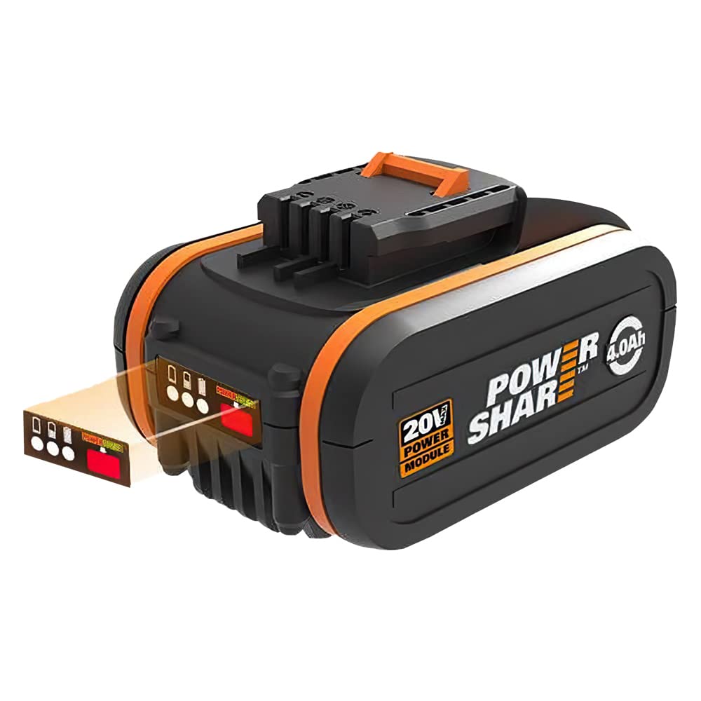 Worx PowerShare WA3553 batteria 20V 4.0Ah litio