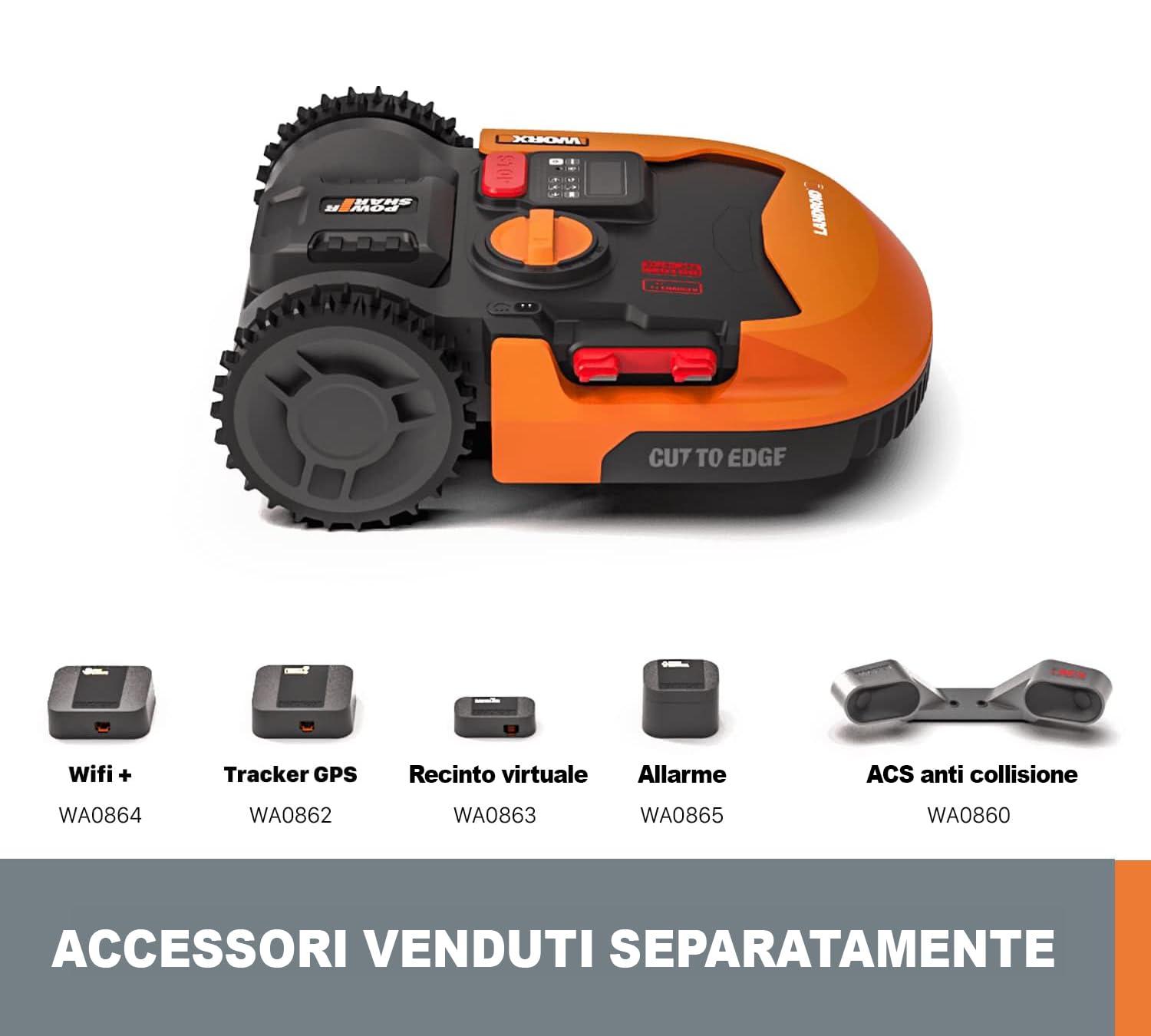 Worx Landroid WR155E robot rasaerba 2000mq