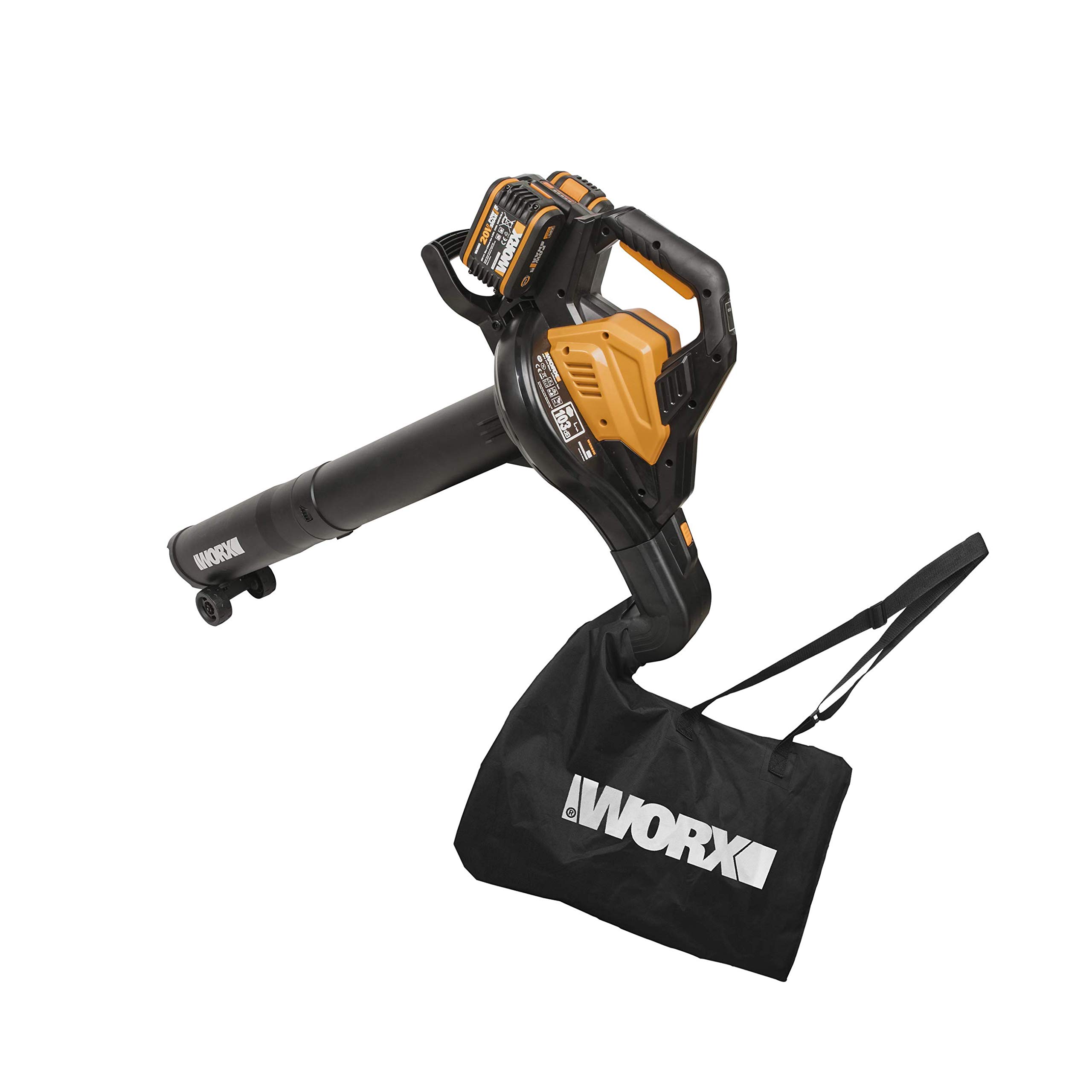 Worx WG583E soffiatore aspiratore 36V 12:1 sacco 35L
