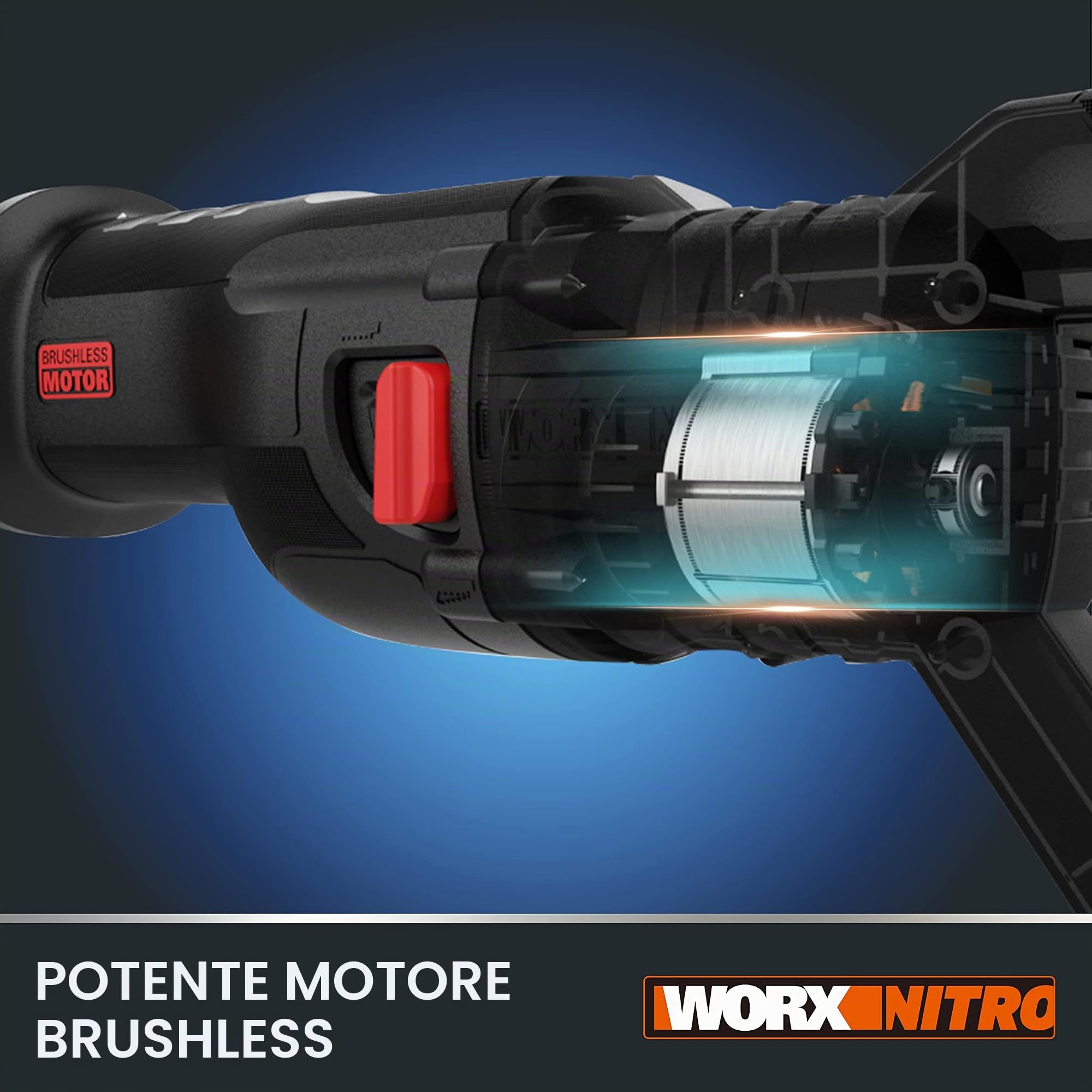 WORX WX516.9 NITRO sega a sciabola 20V solo corpo