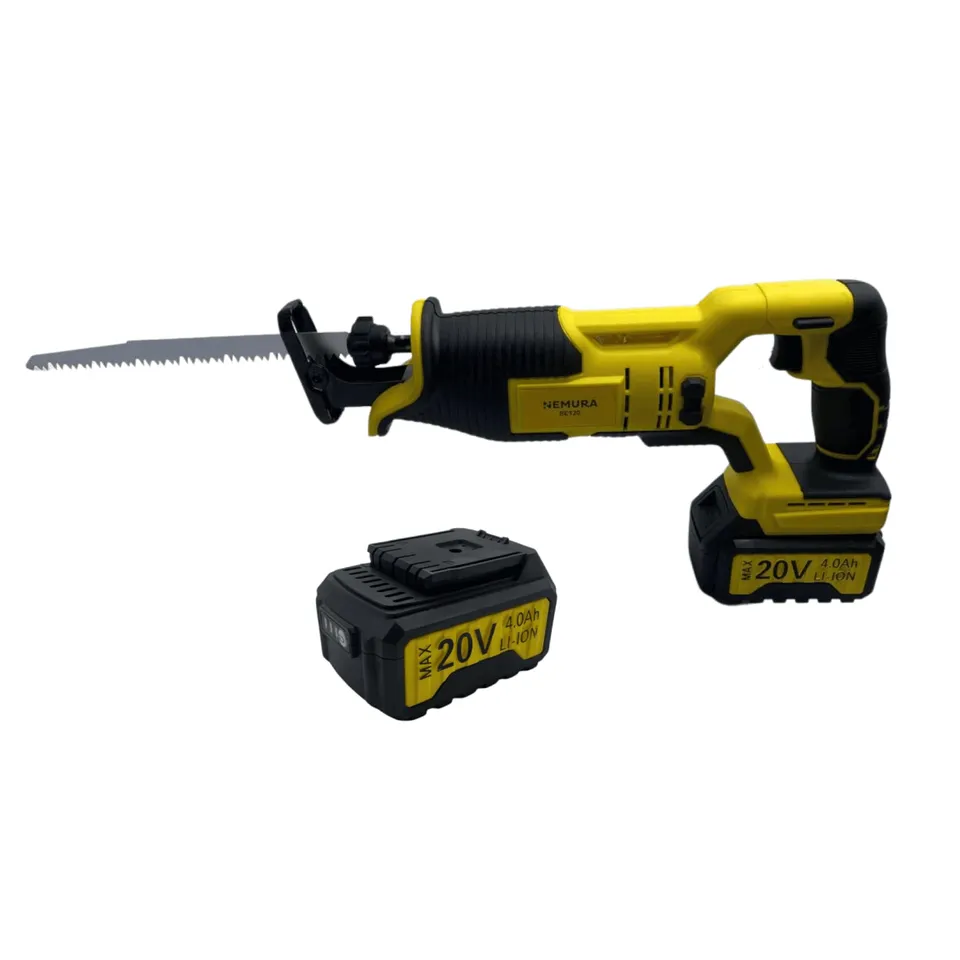 Nemura SE120 Sega a Sciabola 20V con 2 Batterie Lame Legno