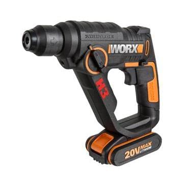 Worx WX390.1 martello perforatore 20V con 2 batterie
