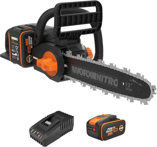 Worx WG350E motosega a batteria 20V con batteria barra 30 cm
