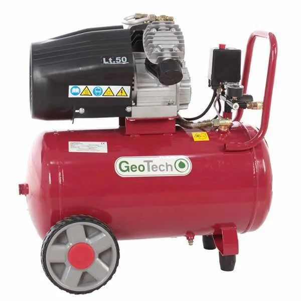 Geotech AC50-10-30VC compressore aria 50 L 10 bar