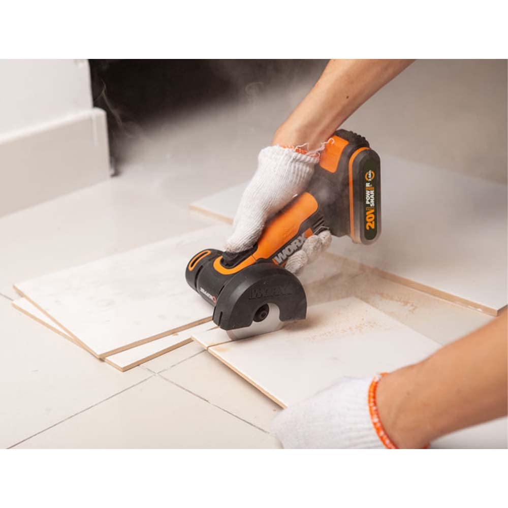 WORX WX801 mini smerigliatrice 20V con batteria 2.0Ah