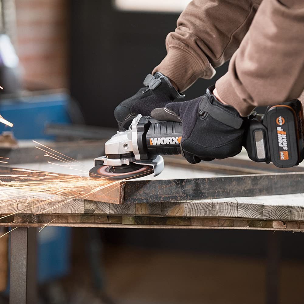 Worx WX813 Smerigliatrice Angolare 115mm 20V 4.0Ah Brushless