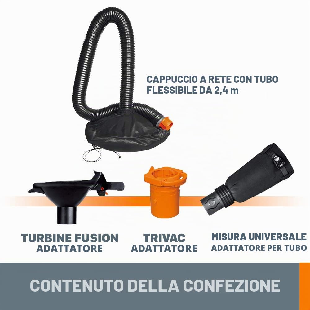 Worx LeafPro WA4058 kit raccolta foglie universale