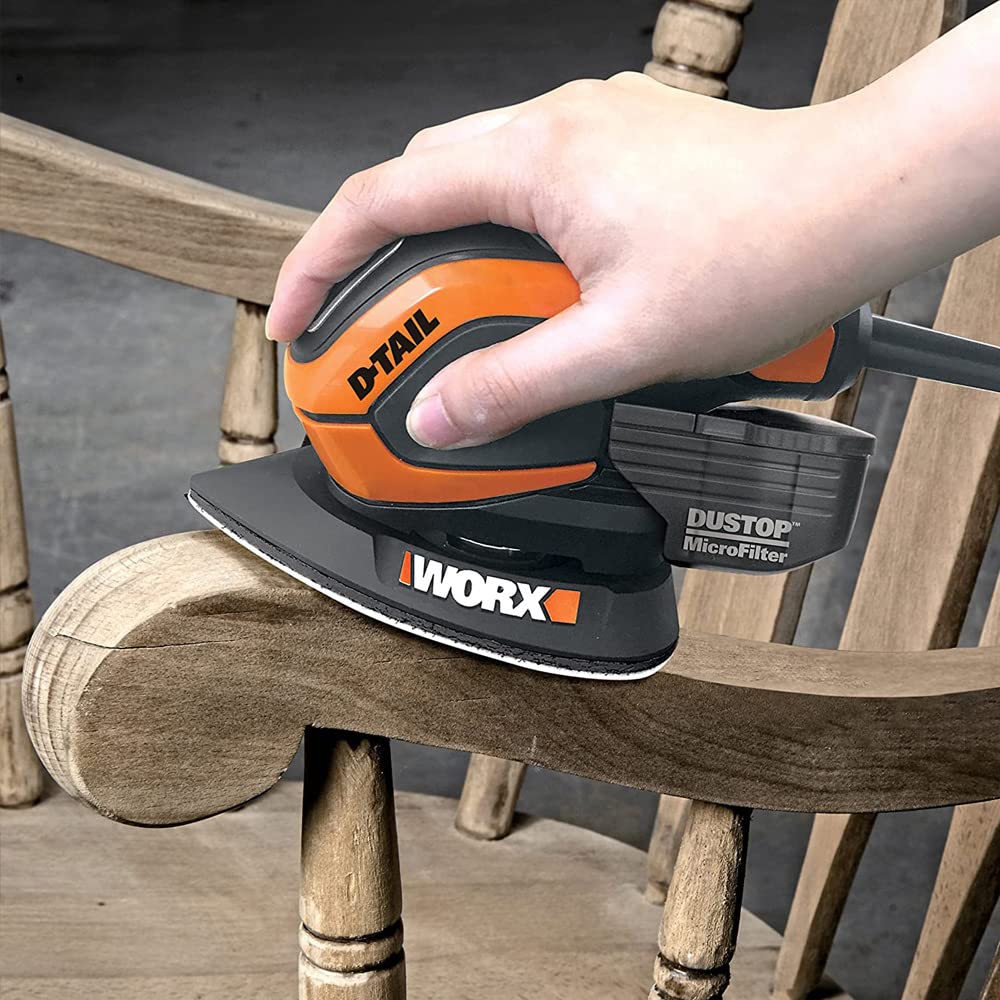 Worx WX648 levigatrice delta 65W con DUSTSTOP