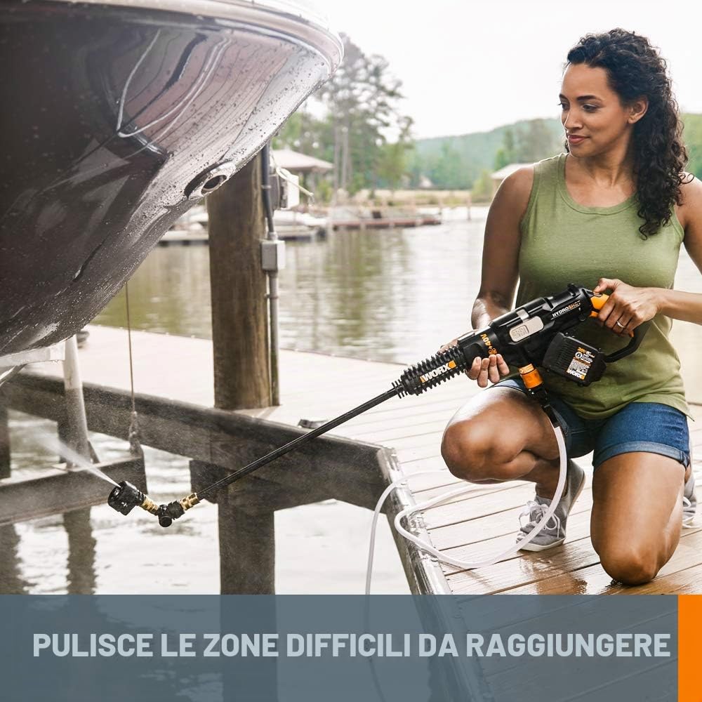 WORX WA4039 Ugello Girevole Hydroshot 180° Innesto Rapido