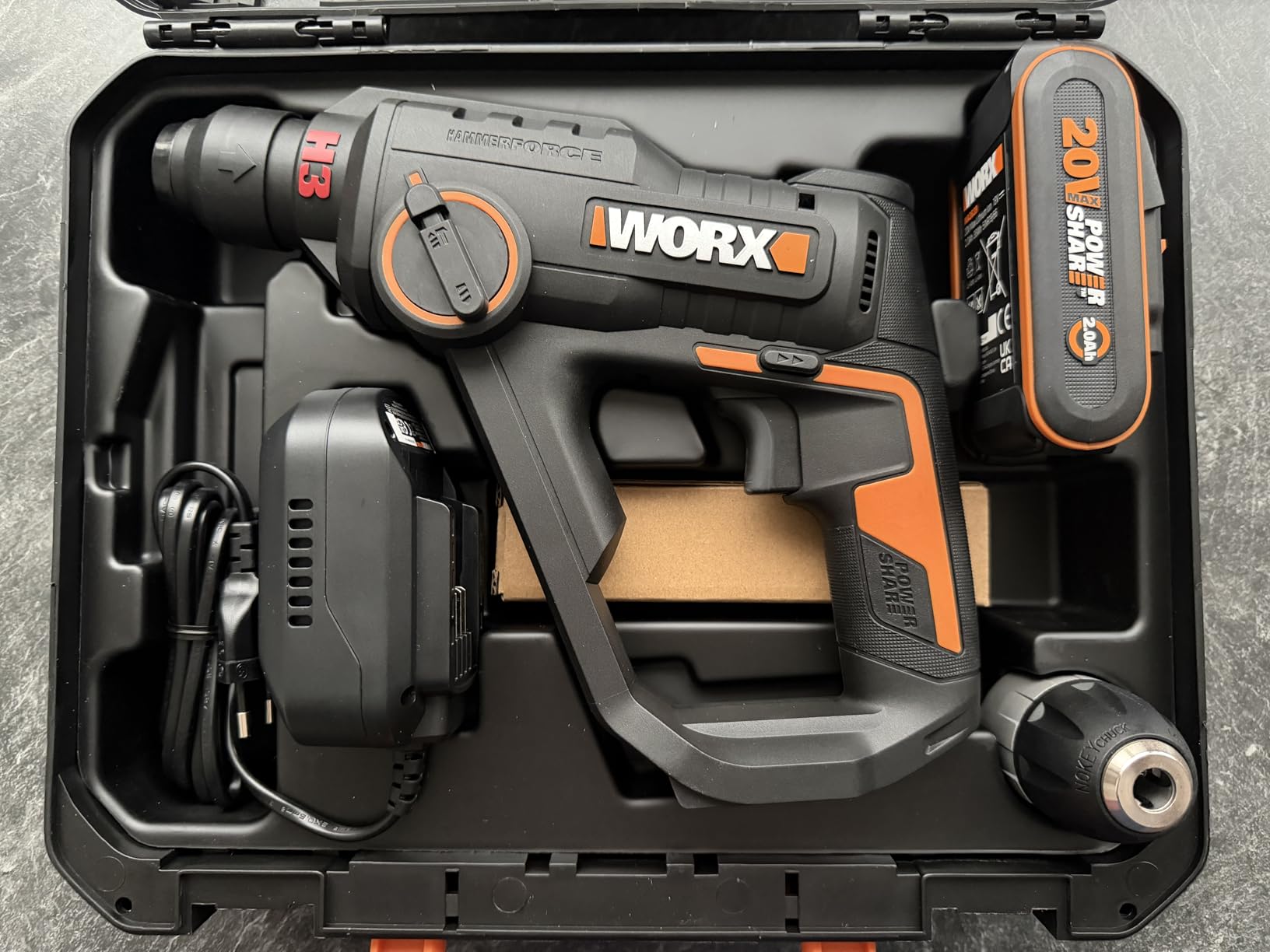 Worx WX391 Martello Perforatore 20V SDS Plus 13 mm