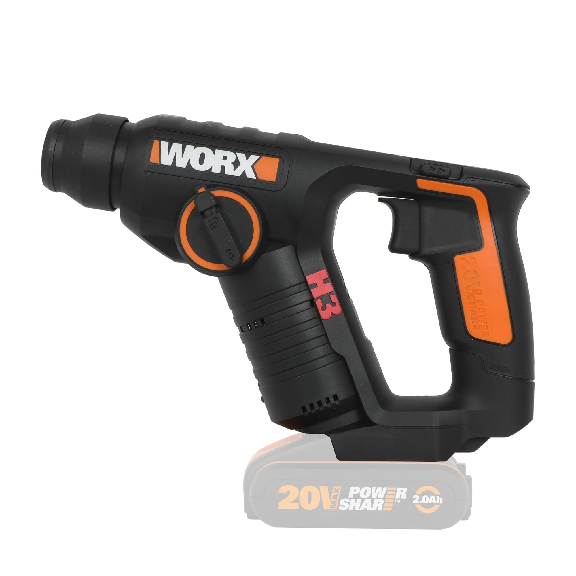 Worx WX390 trapano SDS Plus 20V solo corpo pneumatico