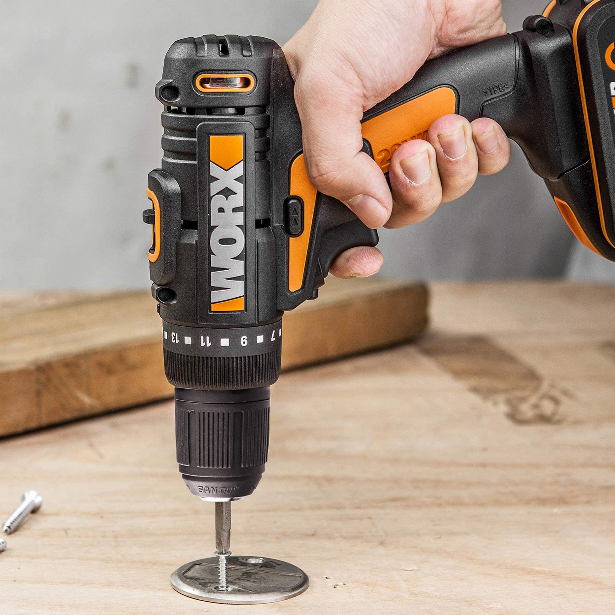 Worx WX101.1 trapano avvitatore 20V set 2 batterie