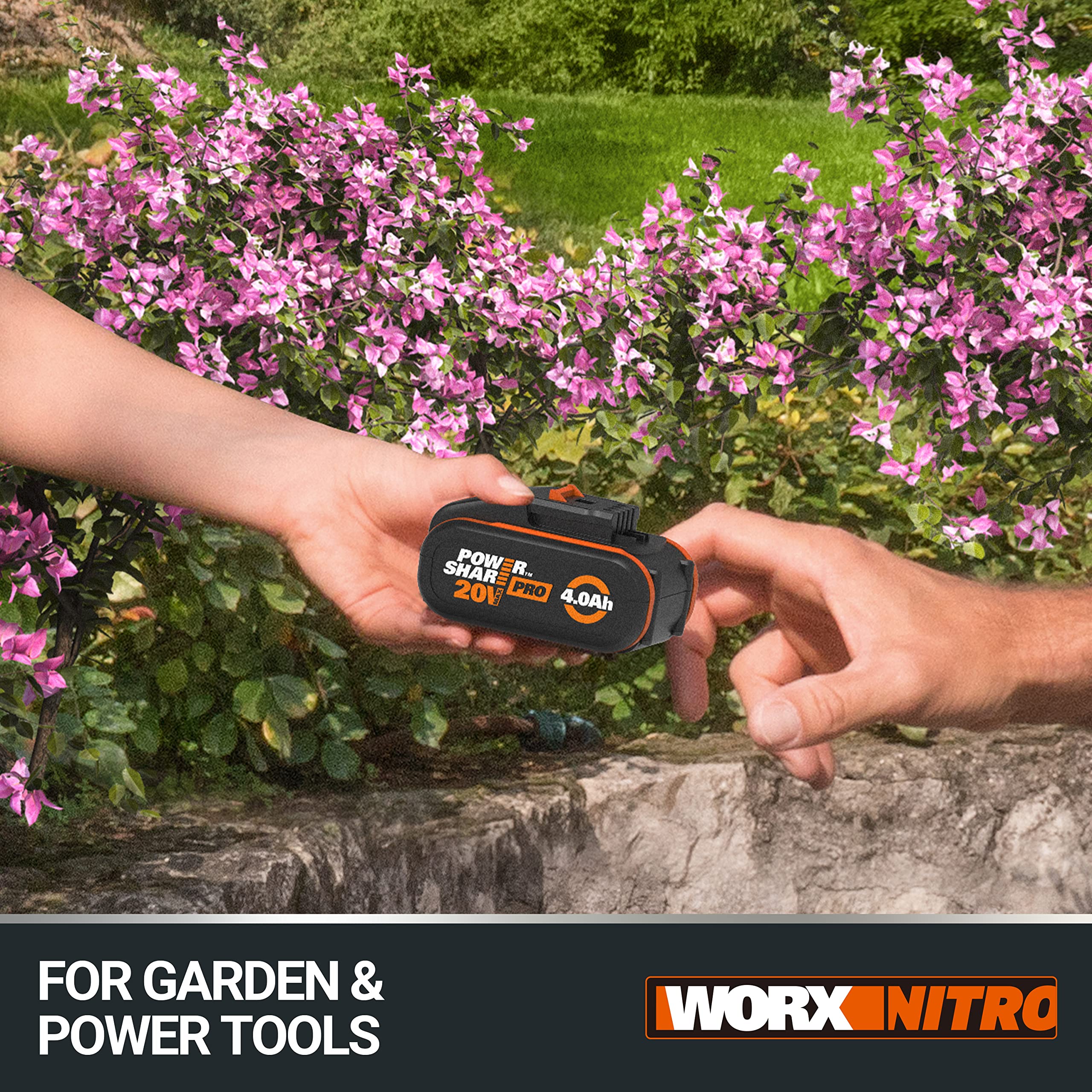 WORX WA3014 Batteria PowerShare Pro 20V 4.0Ah Singola