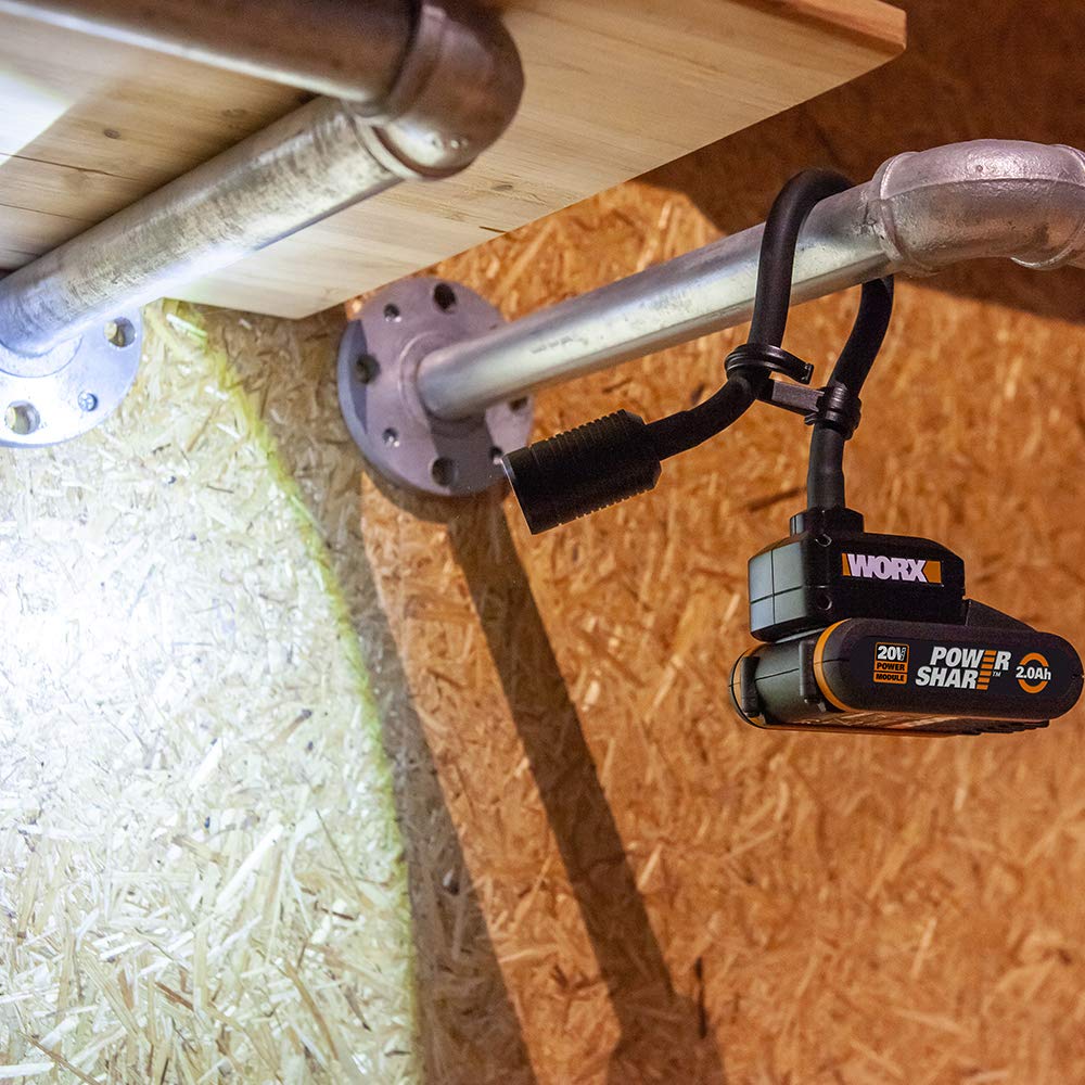 WORX WX977 trapano 20V con lampada e 2 batterie