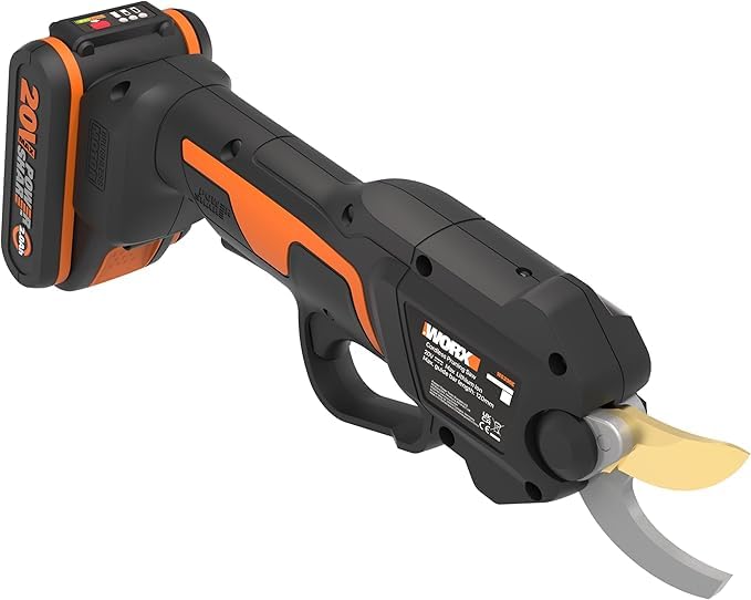 Worx WG330E forbice da potatura 20V con batteria 2Ah 25 mm