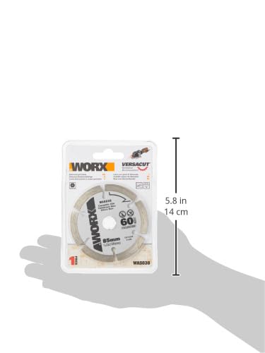 WORX WA5038 lama diamantata 85mm per WorxSaw ceramica