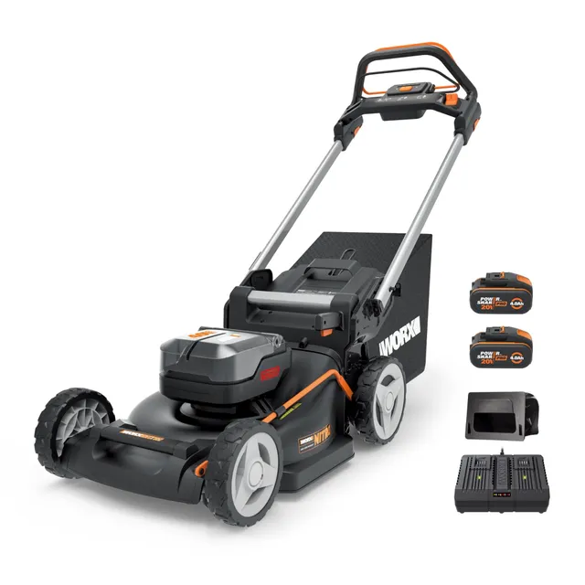 WORX WG749E Rasaerba Batteria 40V Taglio 46 cm Prato 500 mq