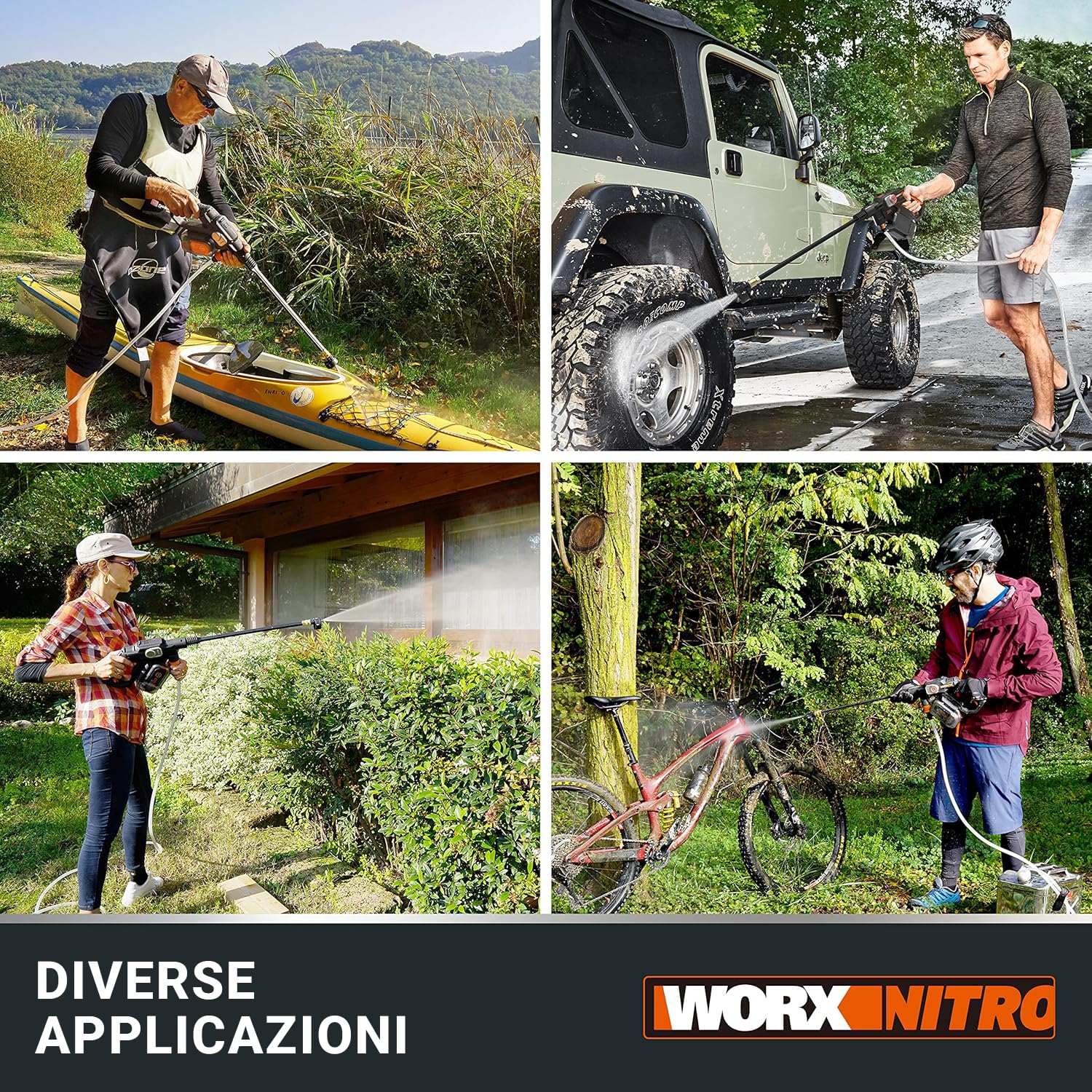 WORX Hydroshot WG633E.1 idropulitrice batteria 20V 4Ah