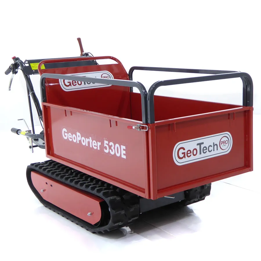 Geotech GeoPorter 530E motocarriola cingolata 500 kg sponde