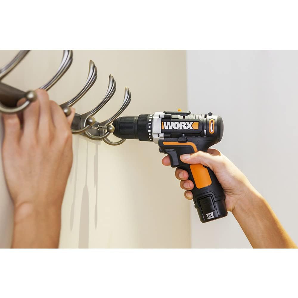 Worx WX128.3 trapano avvitatore 12V con 2 batterie