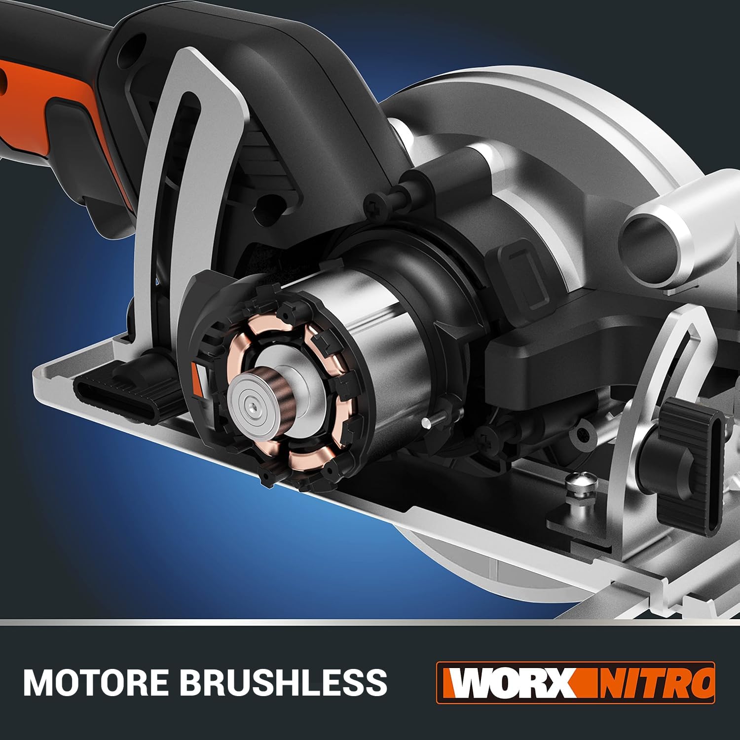 Worx WX531.9 sega circolare batteria 20V solo corpo 120mm